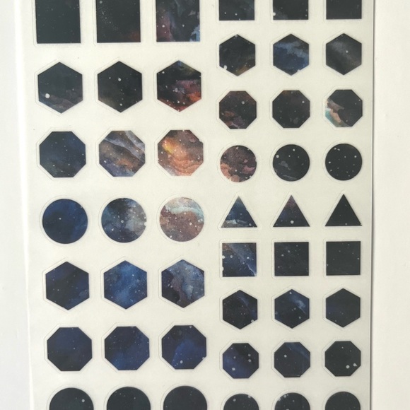 🏷️ aesthetic space abstract sticker sheets set of 4 - Picture 15 of 16